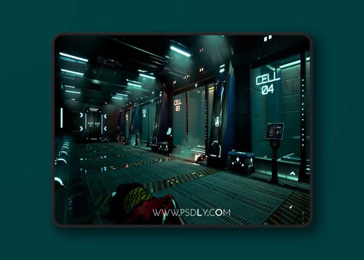 Sci Fi Space Jail - Modular (4.26 – 4.27) for Unreal Engine 1 Sci Fi Space Jail - Modular (4.26 – 4.27)