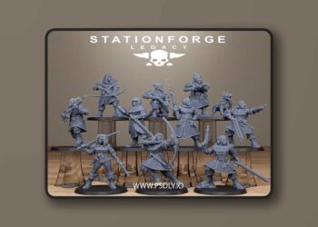 Station Forge Legacy – Thorncrest Hunters Sisters – 3D Print Model