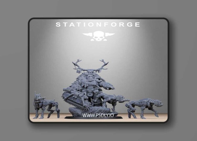 Station Forge – Techno Savage Druid – 3D Print Model 1 Station Forge – Techno Savage Druid – 3D Print Model