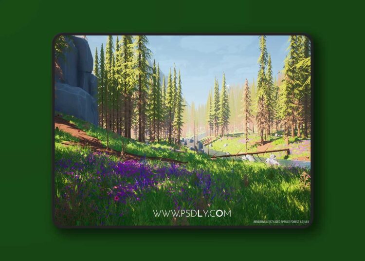 Stylized Spruce Forest (5.7) for Unreal Engine 1 Stylized Spruce Forest (5.7)
