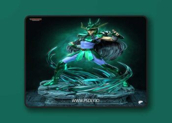 Tanuki Figures – Shiryu – Saint Seiya – 3D Print Model STL