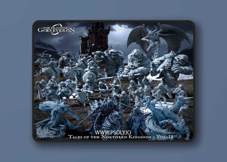 The Printing Goes Ever On – Tales of the Northern Kingdom Vol. 2 – 3D Print Model 1 The Printing Goes Ever On – Tales of the Northern Kingdom Vol. 2 – 3D Print Model
