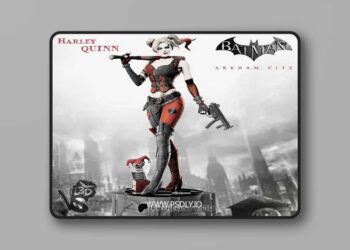 VS3D – Harley Quinn Arkham – 3D Print Model STL