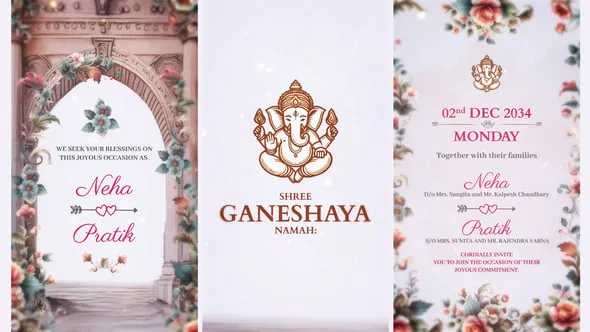 Videohive - Elegant & Traditional Video Invite - 61554378 1 Videohive Elegant Traditional Video Invite 61554378