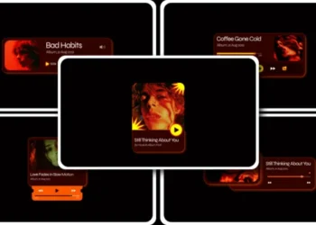 Videohive Music App Widget After Effect 61673862
