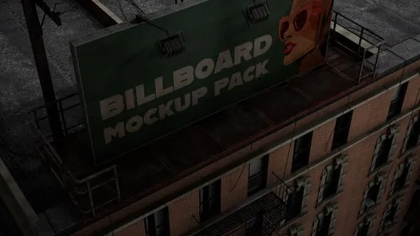 Videohive - New York Rooftop Billboard Mockup Pack - 61466920 1 Videohive New York Rooftop Billboard Mockup Pack 61466920