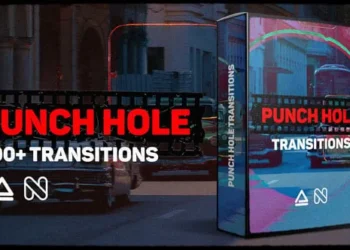 Videohive Punch Hole Transitions Library 35526145