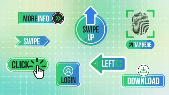 Videohive - Swipe Up Tap Arrows UI Social Media Elements Interface - 61429497 1 Videohive Swipe Up Tap Arrows UI Social Media Elements Interface 61429497