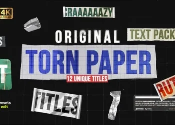 Videohive Torn Paper Titles 61421830