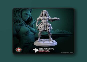 White Werewolf Tavern – Alehouse Maid V5 – 3D Print Model STL
