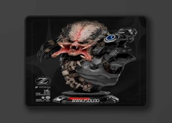 Zenith Studios – Predator Bust – 3D Print Model STL