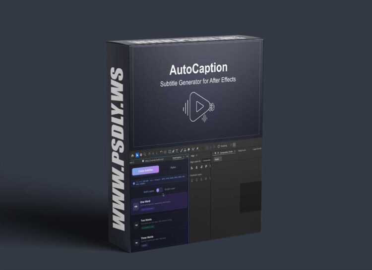 Aescripts - AutoCaption v4.6.1 1 Aescripts AutoCaption v2.3.0