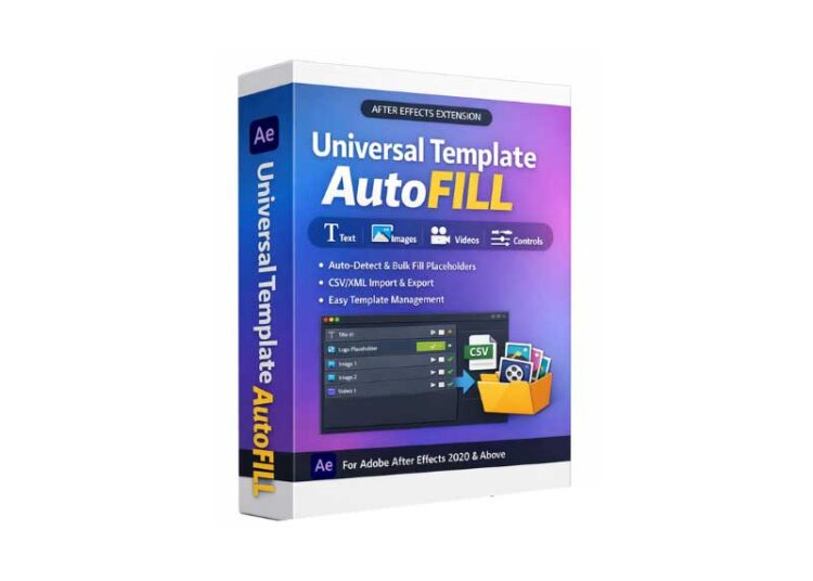 Aescripts - Universal Template AutoFill v2.0.4 1 Aescripts Universal Template AutoFill v1.0