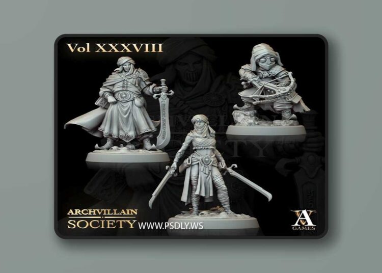 Archvillain Games – Archvillain Society Vol. XXXVIII – 3D Print Model 1 Archvillain Games – Archvillain Society Vol. XXXVIII – 3D Print Model