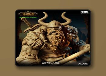 Barbarian King – Jagard – 3D Print Model