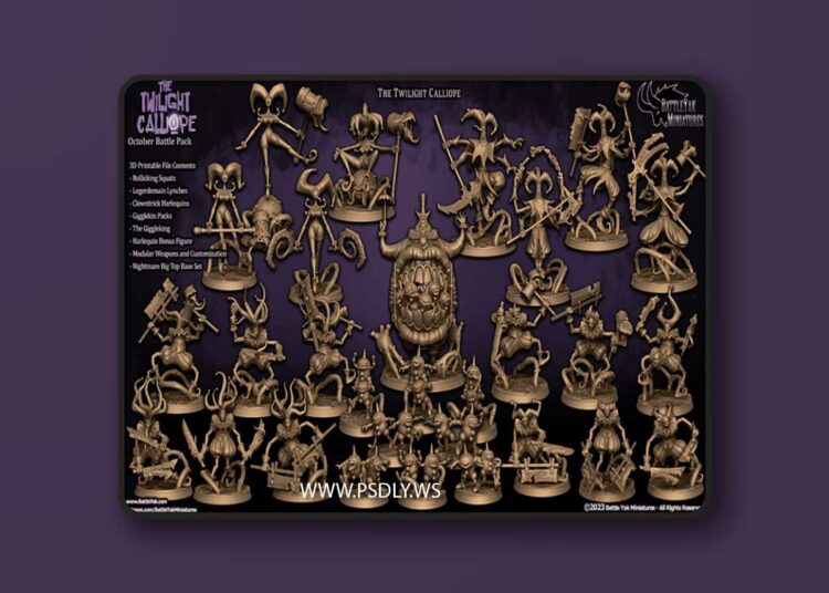 Battle Yak Miniatures – The Twilight Calliope – 3D Print Model 1 Battle Yak Miniatures – The Twilight Calliope – 3D Print Model