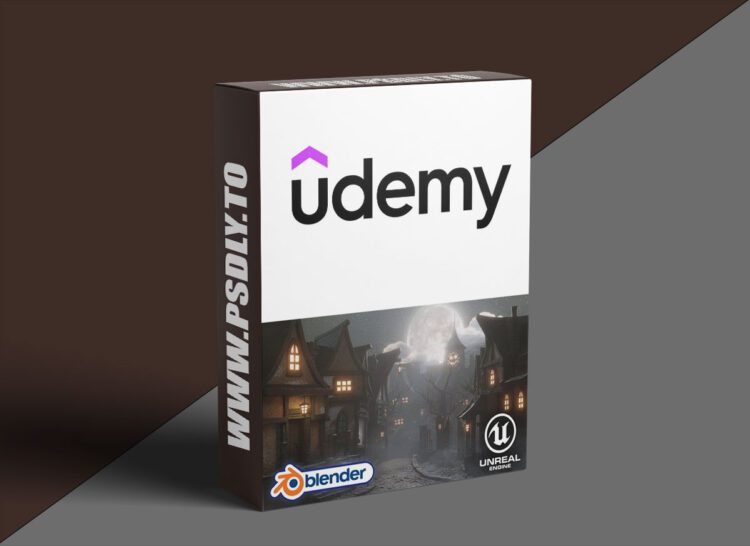 Udemy – Blender 5 & UE5.7: Stylized Haunted Street Kit 1 Blender 5 & UE5.7: Stylized Haunted Street Kit