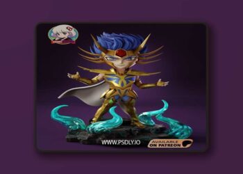 Chibi Station – Mask of Death – Sant Seya – 3D Print Model STL