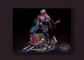 Commando Spawn Statue – 3D Print Model STL