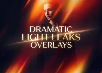 Dramatic Light Leaks Overlays