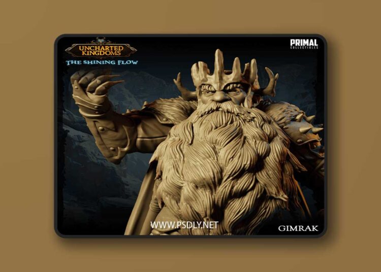 Dwarf King – Gimrak – 3D Print Model 1 Dwarf King – Gimrak – 3D Print Model