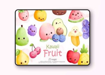 Fruit Character Clipart