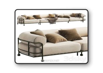 Gaspard Sofa – 3D Model