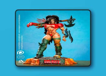 Julie Strain By Creative Geek MB – 3D Print Model STL