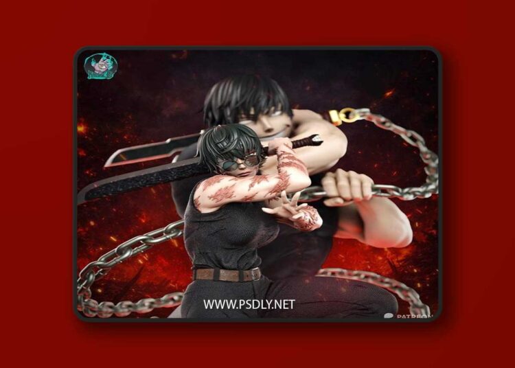 Kaidan – Maki x Toji Zenin – 3D Print Model STL 1 Kaidan – Maki x Toji Zenin – 3D Print Model STL