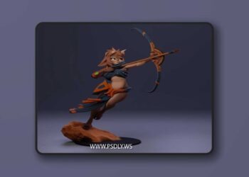 Lyrissa The Stormborne Faun – 3D Print Model STL