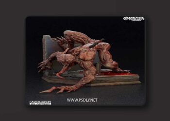 Merge Project Figures – Licker – Resident Evil – 3D Print Model STL