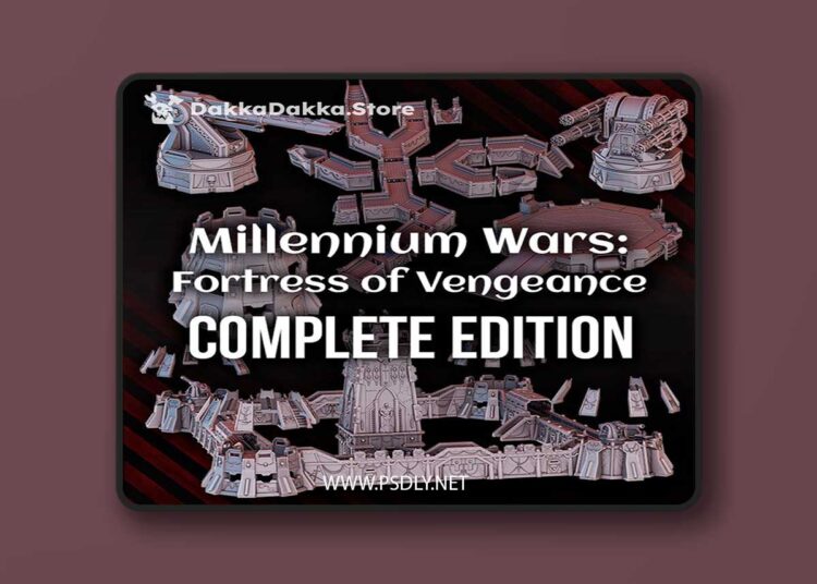 Millenium Wars – Fortress of Vengeance – 3D Print Model 1 Millenium Wars – Fortress of Vengeance – 3D Print Model