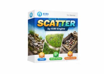 Scatter by KIRI Engine v1.0.0 for Blender