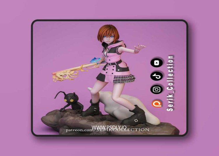 Serik Collection – Kairi – Kingdom Hearts – 3D Print Model STL 1 Serik Collection – Kairi – Kingdom Hearts – 3D Print Model STL