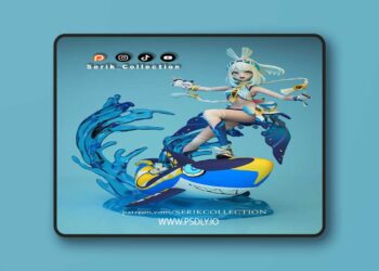 Serik Collection – Mualani – Genshin impact Figure – 3D Print Model STL