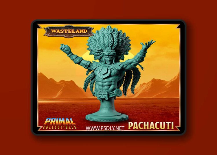 Sorcerer King – Pachacuti Bust – 3D Print Model 1 Sorcerer King – Pachacuti Bust – 3D Print Model