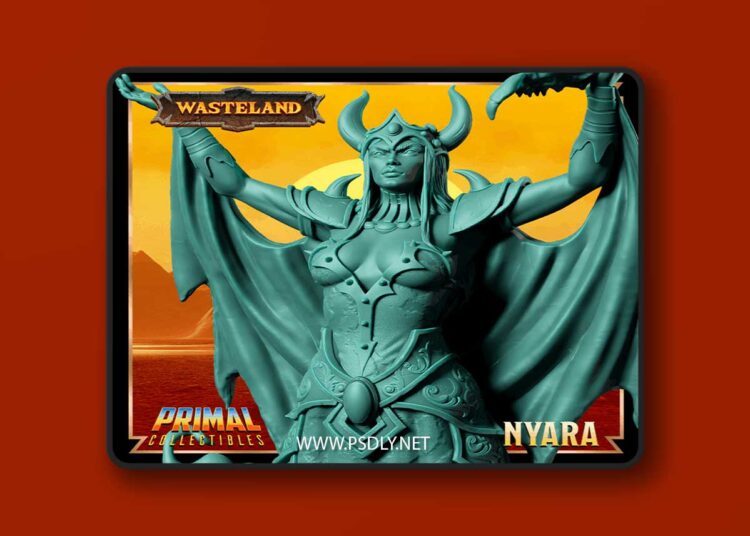 Sorcerer Queen – Nyara – 3D Print Model 1 Sorcerer Queen – Nyara – 3D Print Model