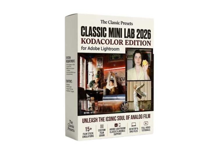 The Classic Presets - Classic Mini Lab 2026 - Kodacolor Edition for Adobe Lightroom 1 The Classic Presets Classic Mini Lab 2026 Kodacolor Edition for Adobe Lightroom