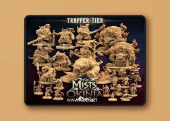 The Dragon Trappers Lodge – Mists of Okinja – Trapper Tier January 2026 – 3D Print Model STL