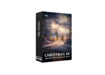 VfxStudio - Christmas 4k Winter Video Overlays Pack