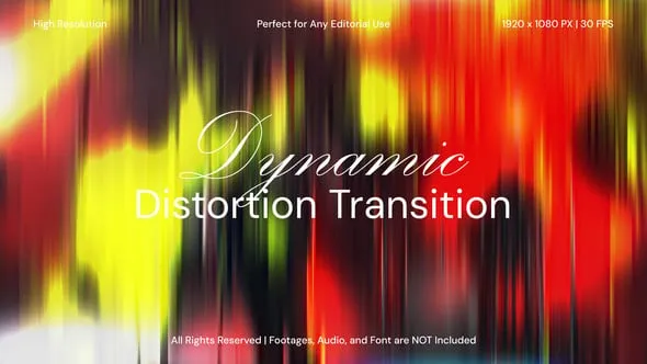Videohive - Dynamic Distortion Transitions Pack for After Effects - 62119786 1 Videohive Dynamic Distortion Transitions Pack for After Effects 62119786