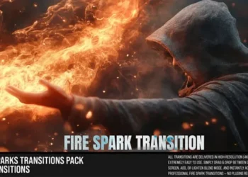 Videohive Fire Sparks Transitions Pack For FCPX 61680160