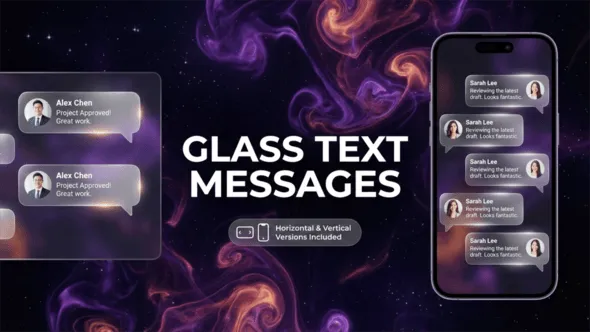 Videohive - Glass Text Messages - 61981208 1 Videohive Glass Text Messages 61981208