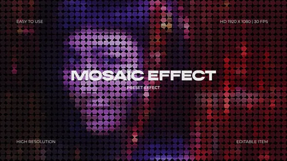 Videohive - Mosaic Preset Effect - 61958353 1 Videohive Mosaic Preset Effect 61958353