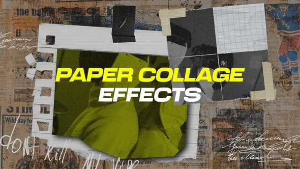 Videohive - Retro Paper Collage Motion Effects - 61891524 1 Videohive Retro Paper Collage Motion Effects 61891524