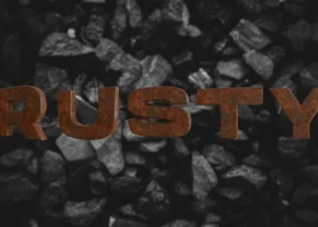 Videohive Rusty Metal Font 61755215