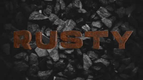 Videohive - Rusty Metal Font 61755215 1 Videohive Rusty Metal Font 61755215