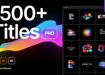 Videohive Titles Pro DaVinci Resolve v3 34872698