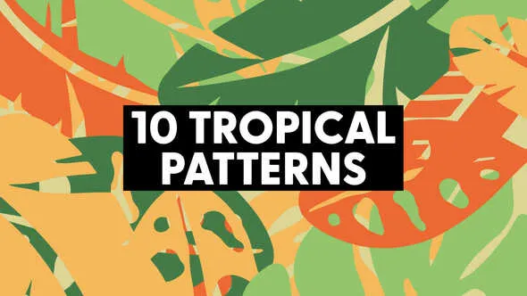 Videohive - Tropical Patterns - 61988801 1 Videohive Tropical Patterns 61988801