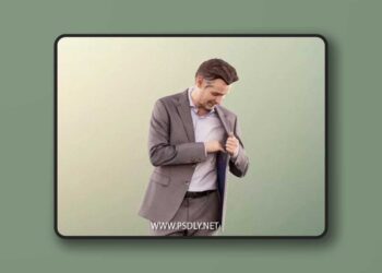 Walking Best Ager Man In Suit low poly 3d Model